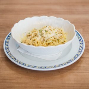 Espaguetis con Pollo